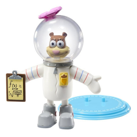 Noble Collection Nickelodeon - Bendyfigs - Sandy Cheeks ( 056989 )