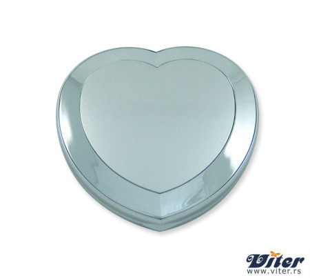 Ogledalce srce 5x srebrno ( T655MS3/C )