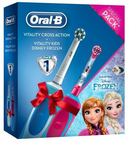Oral-B Poklon - električna četkica za zube Vitality + Kids Frozen Električna četkica za zube - Img 1