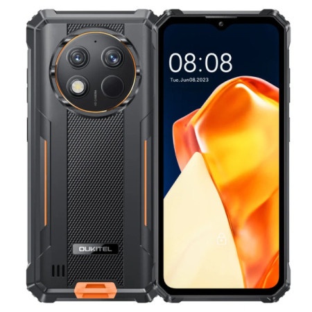 Oukitel G1 Rugged Smartphone/6+18GB/256GB/10600mAh/Android14/black-orange 160491