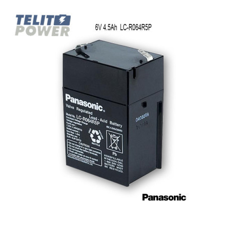 Panasonic 6V 4.5Ah LC-R064R5P ( 0508 ) - Img 1