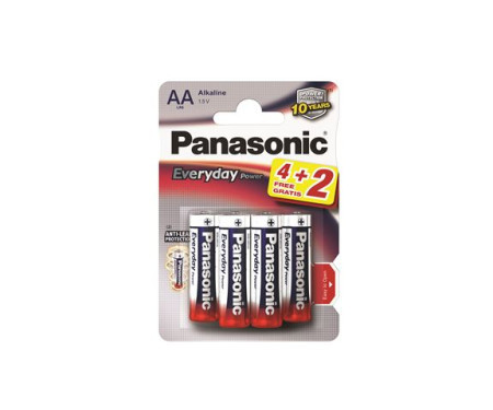 Panasonic baterije LR6EPS/6BP -AA 6kom, alkaline everyday power ( 02390735 )