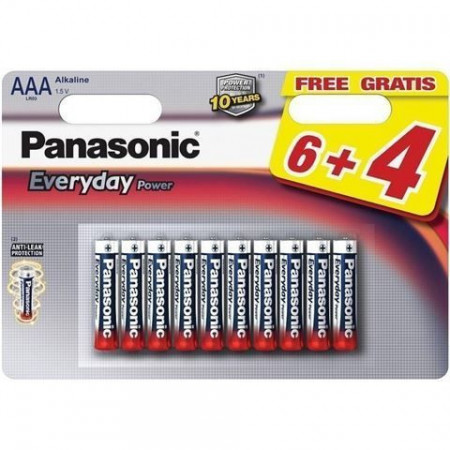 Panasonic LR03EPS/10BW-AAA 10 kom 6+4F Alkalne Ever baterije ( 02390635 )