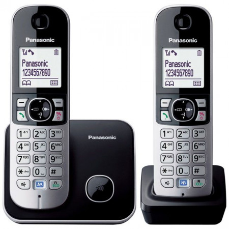 Panasonic telefon KX-TG6812FXB ECO DUO - Img 1