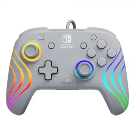 PDP Nintendo Switch afterglow wave wired controller grey ( 058189 )