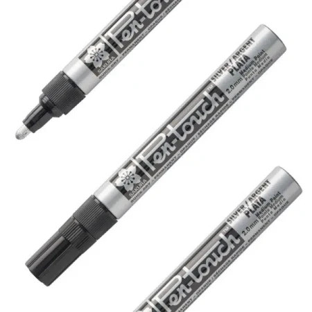 Pen touch, uljani marker, medium, silver, 2.0mm ( 672509 ) - Img 1