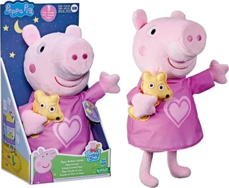 Peppa pig lis igracka peppas spremna za spavanje 25cm sa zvukom f37775f00 55976 ( 82053 )