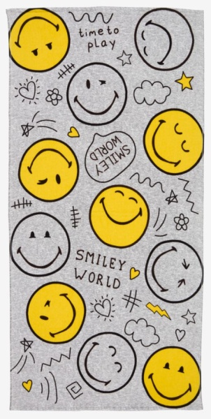 Smiley peškir velur 70x140cm ( 2346800 )-1