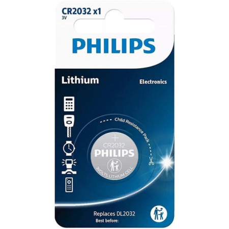 Philips baterija CR2032 litijum