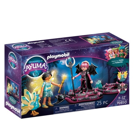 Playmobil Ayuma Chrystal vila i Bat vila sa srodnim životinjama (soul animals) ( 1032486 )