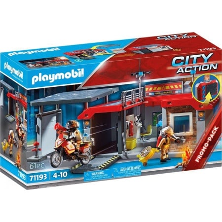 Playmobil City Action Vatogasna stanica u koferu ( 1037080 )