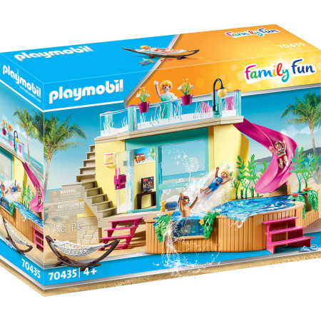 Playmobil family fun bungalov sa bazenom ( 30702 )