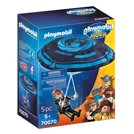 Playmobil- Movie Rex Dasher sa padobranom ( 20840 ) - Img 1