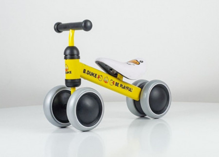 PlayTime Baby Balance Bicikl bez pedala Model 753 - Žuti - Img 1