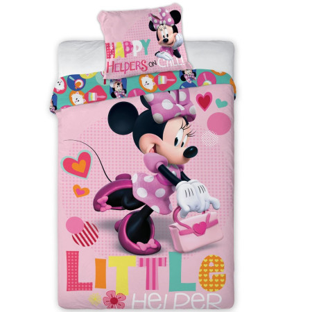 Posteljina za decu Minnie Mouse - Little Helper 160x200+70x80cm ( 9616 )