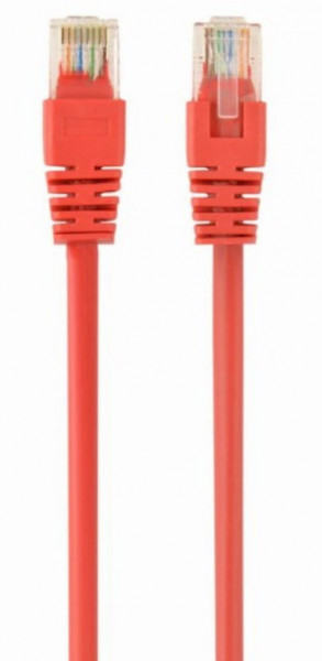 PP12-2M/R Gembird Mrezni kabl, CAT5e UTP Patch cord 2m red A - Img 1