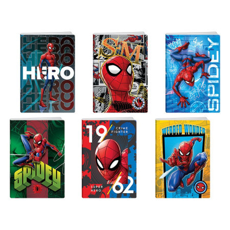 Premium, sveska sa UV lakom, Spider-Man, A5, dikto, 50 lista ( 326236 )