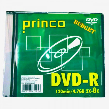 Princo DVD-R 4.7GB 8X BUDGET ( 55SLB/Z ) - Img 1