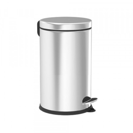 Proizvod sa nedostatkom - OUTLET - Vinoks kanta za otpatke sa pedalom INOX 16 lit (visina 430mm, prečnik 250mm) ( J105 )