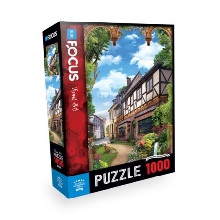 Puzzle 1000 pcs old street and arch flower ( 108/22879 )