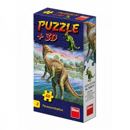 Puzzle 3D 60pcs Dino ( 383074 ) - Img 1