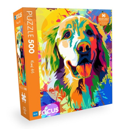 Puzzle 500 pcs colorful dog bf334s ( 108/23340 )