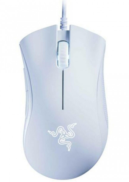 Razer DeathAdder essential gaming mouse - white ( 042154 )