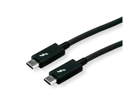 Roline Thunderbolt 3 Cable 20GBit/s 5A M/M crna 2 m ( 5578 )