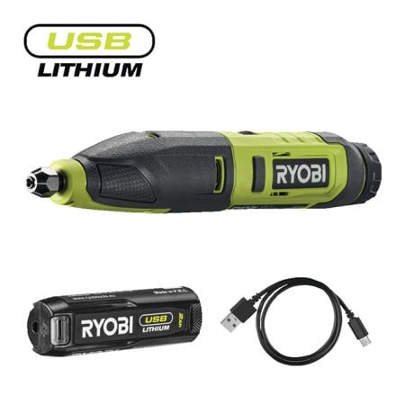 Ryobi Bežični alat za rezbarenje USB Lithium™ 4V (2,0 Ah) ( RPC4-120G )