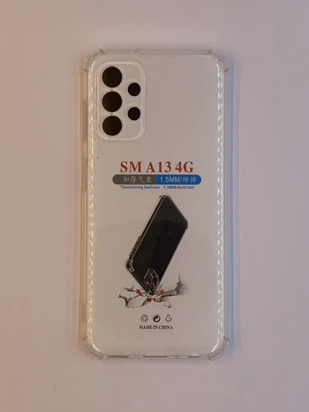 Samsung A13 4G transparent maska sa ojačanim ivicama ( 96153 )