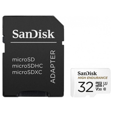 Sandisk SDHC 32GB high endurance, SDSQQNR-032G-GN6IA + adapter