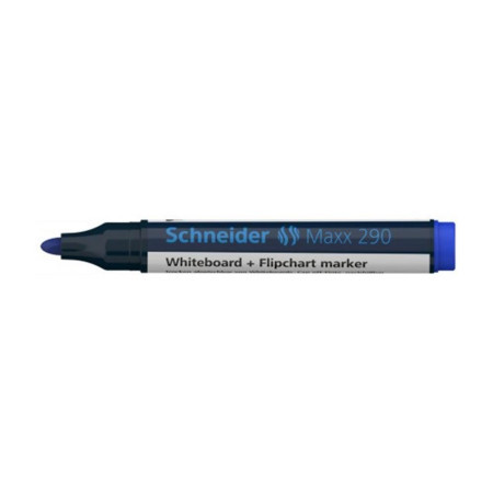 Schneider maxx 290, marker za tablu, okrugli vrh, plava, ( 196402 )