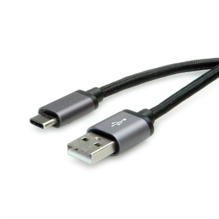 Secomp roline USB2.0 cable C-A, M/M, black, 1.8 m ( 2168 )