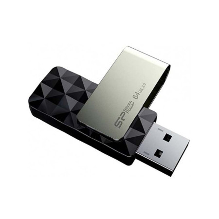 Silicon Power 64GB USB Flash Drive, USB3.2, Blaze B30 Black ( SP064GBUF3B30V1K )