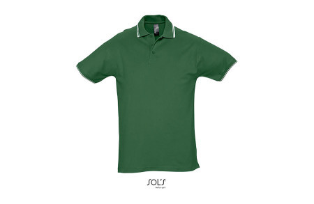 SOL&#039;S Practice muška polo majica sa kratkim rukavima Tamno zelena XXL ( 311.365.45.XXL ) - Img 1