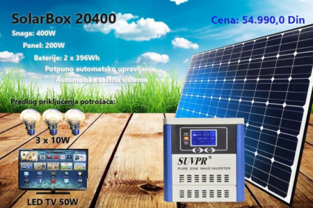 SolarBox 20400 Solarni sistem za objekte sa malim potrebama za električnom energijom - Img 1