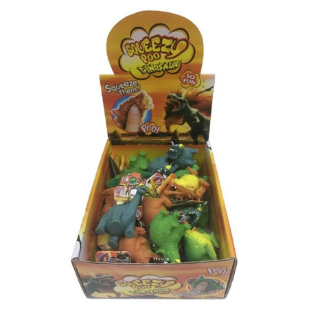 Squeezy dino, gumena igračka, dinosaurus, miks ( 894017 )