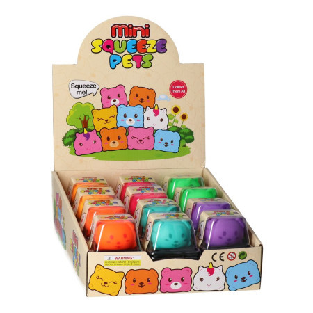 Squeezy pets, gumena igračka, neon ljubimci, miks ( 894360 ) - Img 1