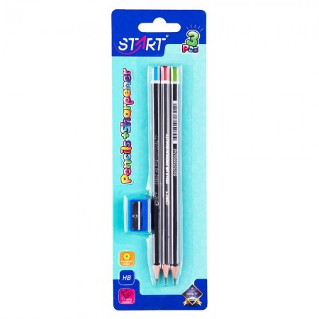 Start olovke grafitne space 3kom i zarezaČ na blisteru start ( STR6110 ) - Img 1