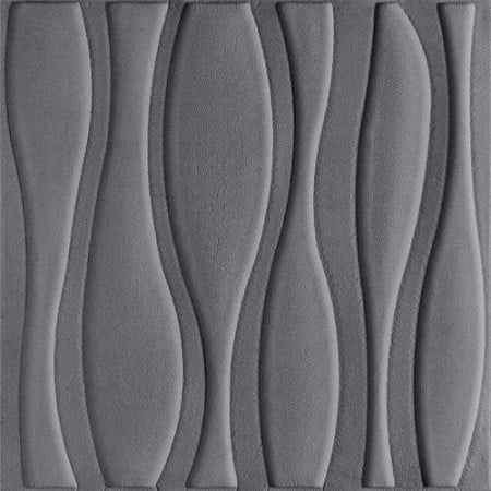Summa 3D Samolepljive tapete - Soft roll talasi siva ( 041 )