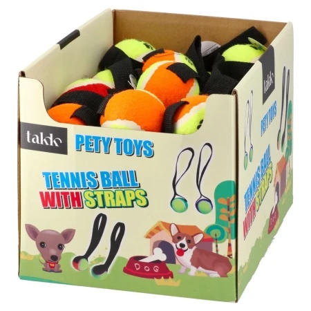 Takk cross pet teniska loptica sa trakom miks boja ( 720540 )