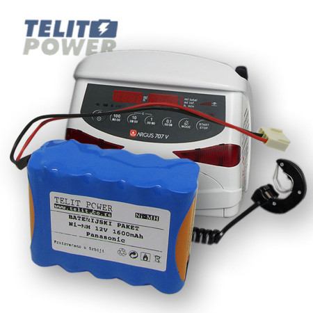 TelitPower baterija NiMH 12V 1600mAh za Codan Argus 707 V volumetrijsku pumpu ( P-1520 ) - Img 1