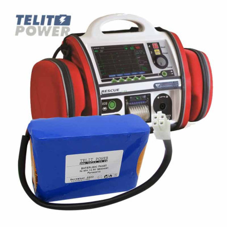 TelitPower baterija NiMH 14.4V 3800mAh za progetti defi rescue life defibrilator ( P-2186 )