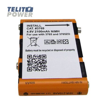 TelitPower baterija PN 3769 za Peli 3765ZO LED Baterijsku lampu NiMH 4.8V 2100mAh Panasonic ( P-1529 )