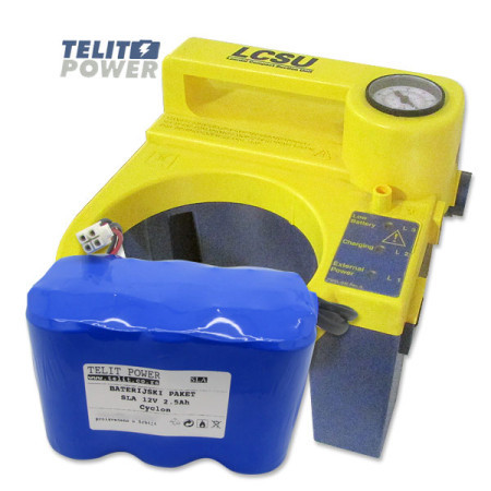 TelitPower baterija SLA 12V 2500mAh Czclon za LCSU kompaktnu pumpu za usisavanje ( P-0579 )