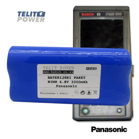 TelitPower baterija za Fluke dvokanalni osciloskop Bosch PMS100 NiMH 4.8V 3100mAh Panasonic ( P-1075 )