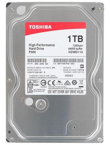 Toshiba P300 1TB 3.5" HDD ( 0140635 )