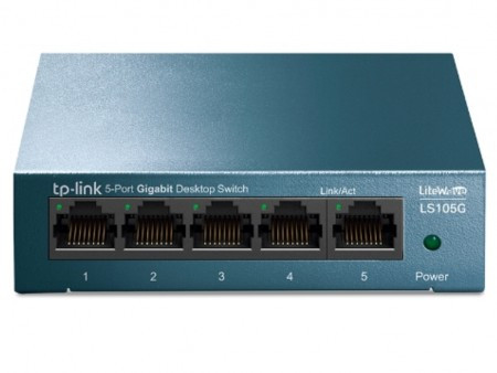 TP-Link switch LiteWave gigabit 5xRJ-45/10/100/1000Mbps metalno kućište ( LS105G ) - Img 1