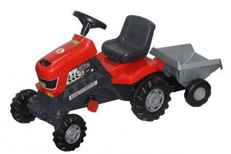 Traktor sa prikolicom na pedale 127x49x66cm ( 052681 )