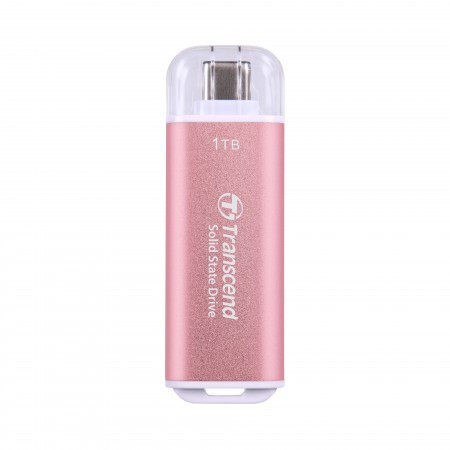 Transcend 1TB, portable SSD, ESD300P, type C, pink ( TS1TESD300P )